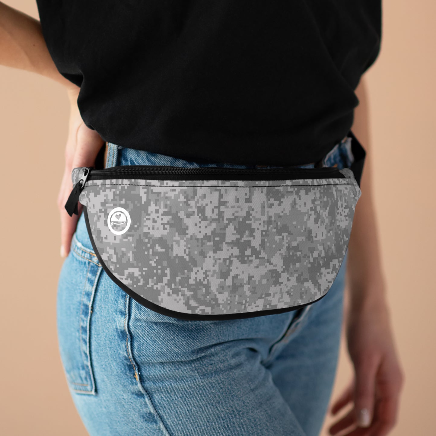 You Can’t See Me! - The Allsack - Orders ship within three (3) Business Days of order Personalization is free of charge Includes credit card holders Black lining with inside divider and zipper pocket on the back Adjustable waist band 100% Polyester One size One-sided print Assembled in the USA from globally sourced parts